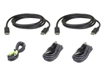 ATEN – Cable KIT DUAL DisplayPort 1.2 /USB/SP (2L-7D03UDPX5)