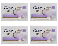 4 X Dove Relaxing Beauty Bar Soap with Coconut Milk & Jasmine 4 X 90g (16 Bars)