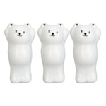 Nail Type Ceramic Brush Holder With Bear Cute Decoration Nail Station Or