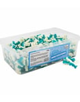 600 stk Sweetshop Mini Dolphins - Boks med Vingummi-Delfiner 1,02 kg