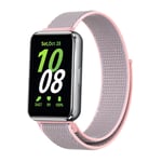 Samsung Galaxy Fit 3 Nylon loop Klockarmband - Rosa