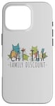 Coque pour iPhone 16 Pro Cat Tax Family Discount Médias sociaux Tendance Mème