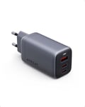 Chargeur Usb C 67W, Omnia Ii Pd3.0 Pps, Chargeur Gan Rapide À 3 Ports, Adaptateur D'Alimentation Chargeur Voyage Pour Ordinateurs Portables, Tablettes, Téléphones, Écouteurs Et Plus Encore