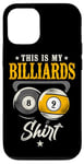 iPhone 12/12 Pro Billiards Pool Player Ball Vintage 8 Ball 9 Ball This Is My Case