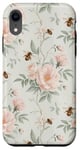 Coque pour iPhone XR Rose florale esthétique