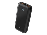 Silicon Power QS28 - Strömförsörjningsbank - 20000 mAh - 18 Watt - 3 A - PD, QC 3.0 - 3 utdatakontakter (2 x USB, 24 pin USB-C) - svart - för Huawei