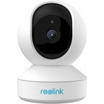 Caméra de Surveillance WiFi 2K 4MP, Pan&Tilt pour bébé, Audio Bidirectionnel, Détection de Mouvement, Vision Nocturne ir, E1 Pro Blanc - Reolink