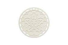 Le Creuset French Trivet, Silicone, Heat resistant to 250°C, 20 cm, Meringue, 42401207160000