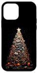 Coque pour iPhone 12 mini Arbre de Noël Pièces de voiture et camion Mécanicien Garage Homme