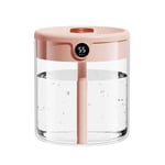 Humidificateurs d'air à flamme pour chambre à coucher,diffuseur d'arômes,brumisateur ultra-onique USB,brumisateur d'eau veilleuse,huile essentielle,maison,2024 - Type Pink 2L