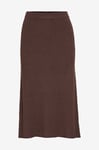 Vila - Kjol viComfy A-line Knit Skirt - Brun