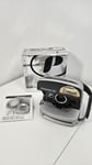 Vintage Polaroid P600 Instant Camera Silver Built-In Flash