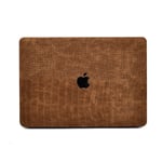 Apple Laptop case macbookair coque de protection 14 pouces air13 MacBook case-crocodile antique marron n°12- (creusé) 2021pro16 (A2485/A2780)