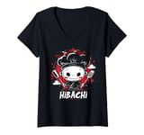 Womens Hibachi Grill Teppanyaki Barbeque Japanese Cuisine V-Neck T-Shirt