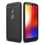 Carbon Flex Motorola Moto E5 Play skal - Svart