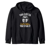 You Gotta Lick It Before You Stick It Funny Adult Joke Zip Hoodie