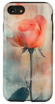 Coque pour iPhone SE (2020) / 7 / 8 Rose grunge douce atmosphère rêveuse rose art