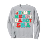 Vintage In My Merry Daddy Era Groovy Daddy Christmas Tee Sweatshirt