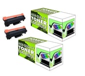 2 Non-OEM TN2420 Black Toner For Brother HL-L2350DW DCP-L2530DW MFC-L2710DW