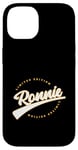 Coque pour iPhone 14 Funny Personalized First Name Design for Ronnie