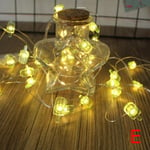 2m 20led String Light Rainbow Pineapple Fairy Party E Popsicle