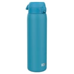 ION8 Leak Proof 1 Litre Water Bottle, Stainless Steel, Blue, 1L