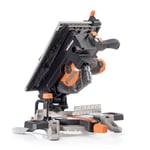 Evolution Power Tools R210MTS-G2 Convertible Mitre/Table Saw, Compact Multi-Function & Multi-Material Cutting, -47˚ Bevel & +/- 45˚ Mitre Angle, TCT Blade Included Cuts Wood, Plastic, Metal, 210mm