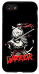 iPhone SE (2020) / 7 / 8 Samurai Cat Warrior Vintage Japanese Art Anime Case