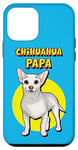 Coque pour iPhone 12 mini Chihuahua Papa White Chihuahua Dog Père