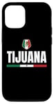 Coque pour iPhone 12/12 Pro Dire Tijuana Drapeau mexicain aventure femme homme papa