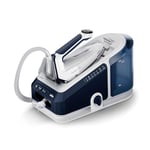 Braun CareStyle 7 Pro IS7282BL, Steam Generator Iron with FreeGlide 3D Technology, Smart iCareMode, Vertical Ironing, Anti Drip, Detachable 2L Water Tank, 2700W, Blue