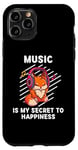 Coque pour iPhone 11 Pro La musique de Cute Fox est le secret de mon bonheur | Kawaii Fox