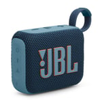 JBL Go 4 Speaker Blue Portable Wireless Bluetooth Bass Boost IP67 Waterproof