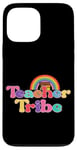 Coque pour iPhone 13 Pro Max Livres arc-en-ciel colorés Teacher Tribe