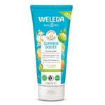 WELEDA - Aroma Shower Summer Boost - 200 ml - Gel Douche Plaisir fruité - Soin lavant quotidien, formule 100% d'origine naturelle, adapté à tous les types de peaux - NATRUE - 200 ml