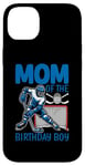 Coque pour iPhone 14 Plus Hockey Mom Of The Birthday Boy Hockey Family Matching gift