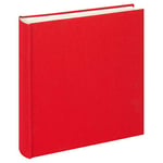 walther design album photo rouge 30 x 30 cm Lin, Tissu FA-508-R