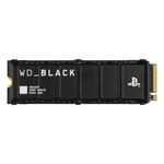 WD_BLACK SN850P 2To, M.2 NVMe SSD, Officielle pour Playstation 5 Consoles, Gaming Drive, Disque SSD interne, PCIe Gen4 Technologie, avec vitesse de lecture jusqu'à 7300Mo/s, avec dissipateur Thermique