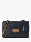 Mulberry Medium Lily Grain Leather Shoulder Bag, Night Sky