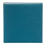 Goldbuch Summertime 27 711 Photo Album Light Blue with 60 White Pages, Jumbo Photo Book with Linen Cover and Glassine, Photo Album for Gluing up to 336 Pictures, Memory Album 30 x 31 cm, Book-Bound