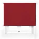 ECOMMERC3 Store Enrouleur translucide sur Mesure Premium Dimensions 75 x 165 cm - Store Enrouleur Tube de 38 mm et Dimensions du Tissu 72 x 160 cm - Store Rouge foncé