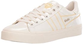 Gola Women's Orchid II Patent Trainers, Off-White (Off White Powder), 3 (36 EU)