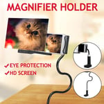 8/12/14 pouces ecran loupe support de Projection video ecran loupe pour telephone portable haute definition video blanc noir