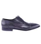 JOHN GALLIANO Formal Leather Derby Shoes Black 39 US 6 UK 5