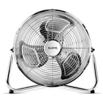 Brasseur d'air 35cm 70w chrome Supra calista