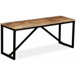 Banc 110 x 35 x 45 cm Bois de manguier massif Candyse