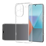 Xiaomi Redmi Note 13 Pro Plus 5G - Ultratyndt gummi cover - Transparent