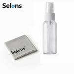 Selens Camera Lens Screen Cleaning Kit Empty Spray Bottles Cloth for Canon Nikon