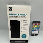 ZAGG DEFENCE FOLIO Leather Feel Black Case For Samsung Galaxy A33 5G Brand New