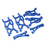 (Blue)RC Suspension Arm Set Aluminum Alloy Front Rear Swing Arms With Ball GF